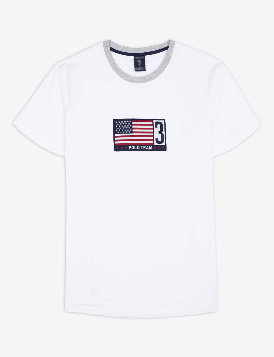 FLAG PATCH T-SHIRT– U.S. Polo Assn.