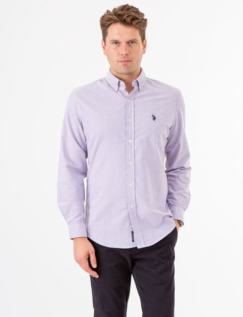 LONG SLEEVE STRETCH OXFORD SHIRT - U.S. Polo Assn.