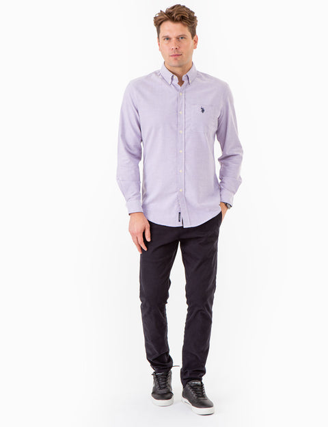 LONG SLEEVE STRETCH OXFORD SHIRT - U.S. Polo Assn.