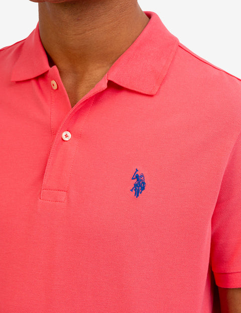 PIQUE SMALL LOGO POLO SHIRT - U.S. Polo Assn.