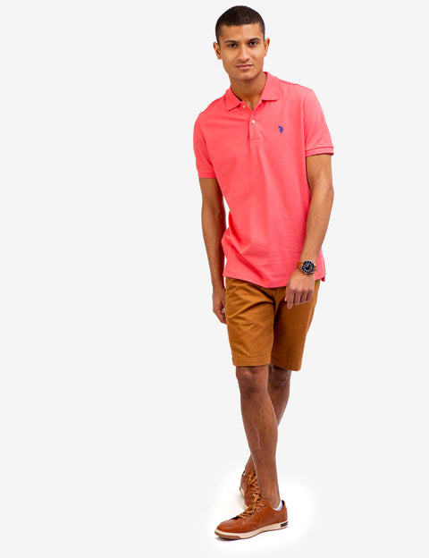 PIQUE SMALL LOGO POLO SHIRT - U.S. Polo Assn.
