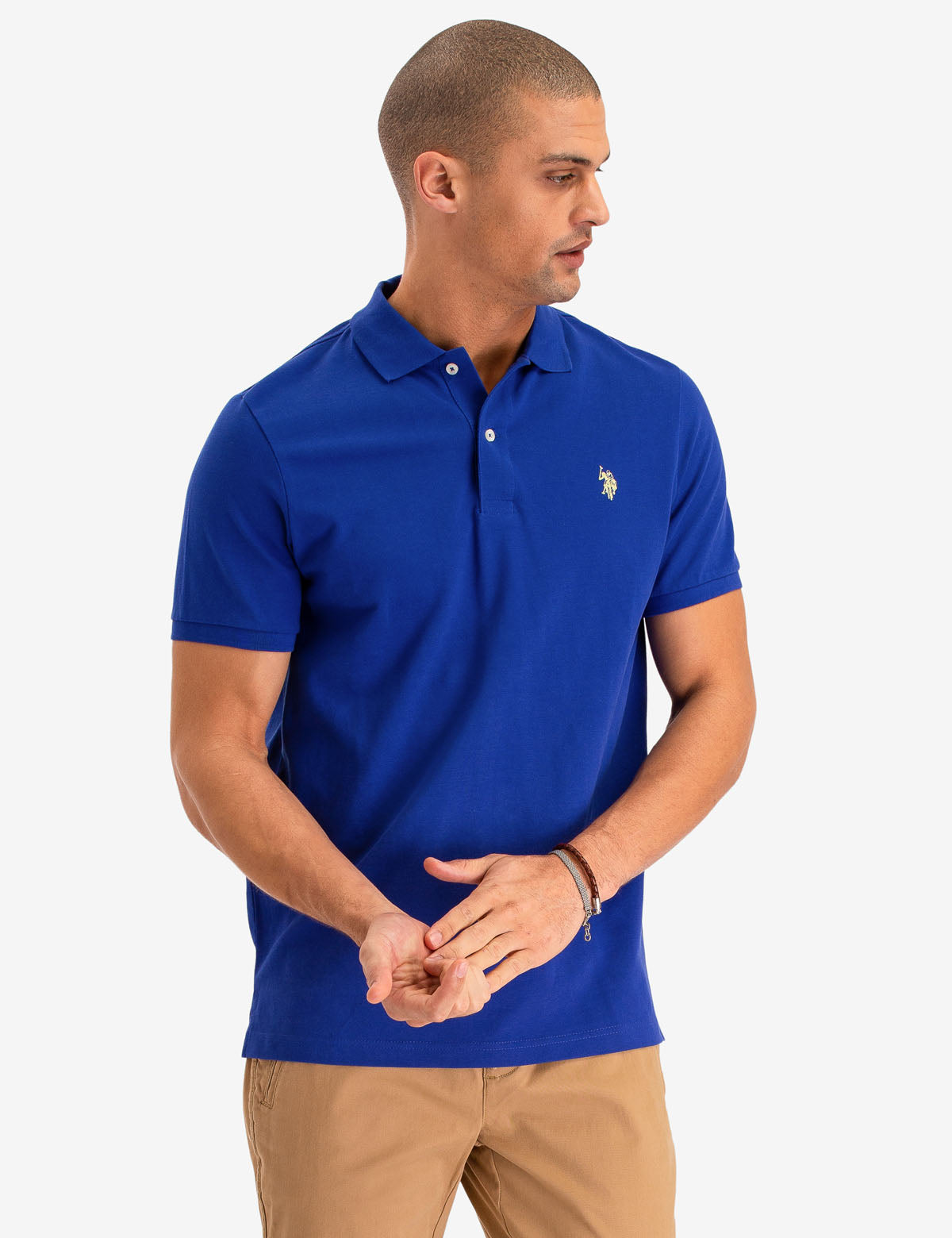 SOLID PIQUE SMALL LOGO POLO SHIRT– U.S. Polo Assn.