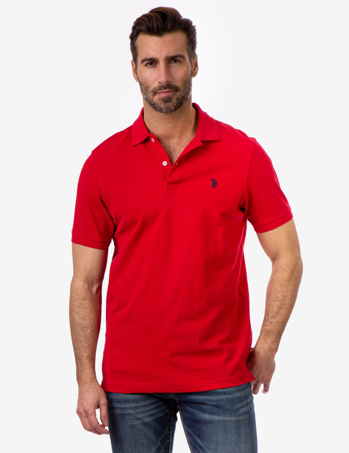 U.S. Polo Assn. Men's Slim Fit Stretch Polo Shirt