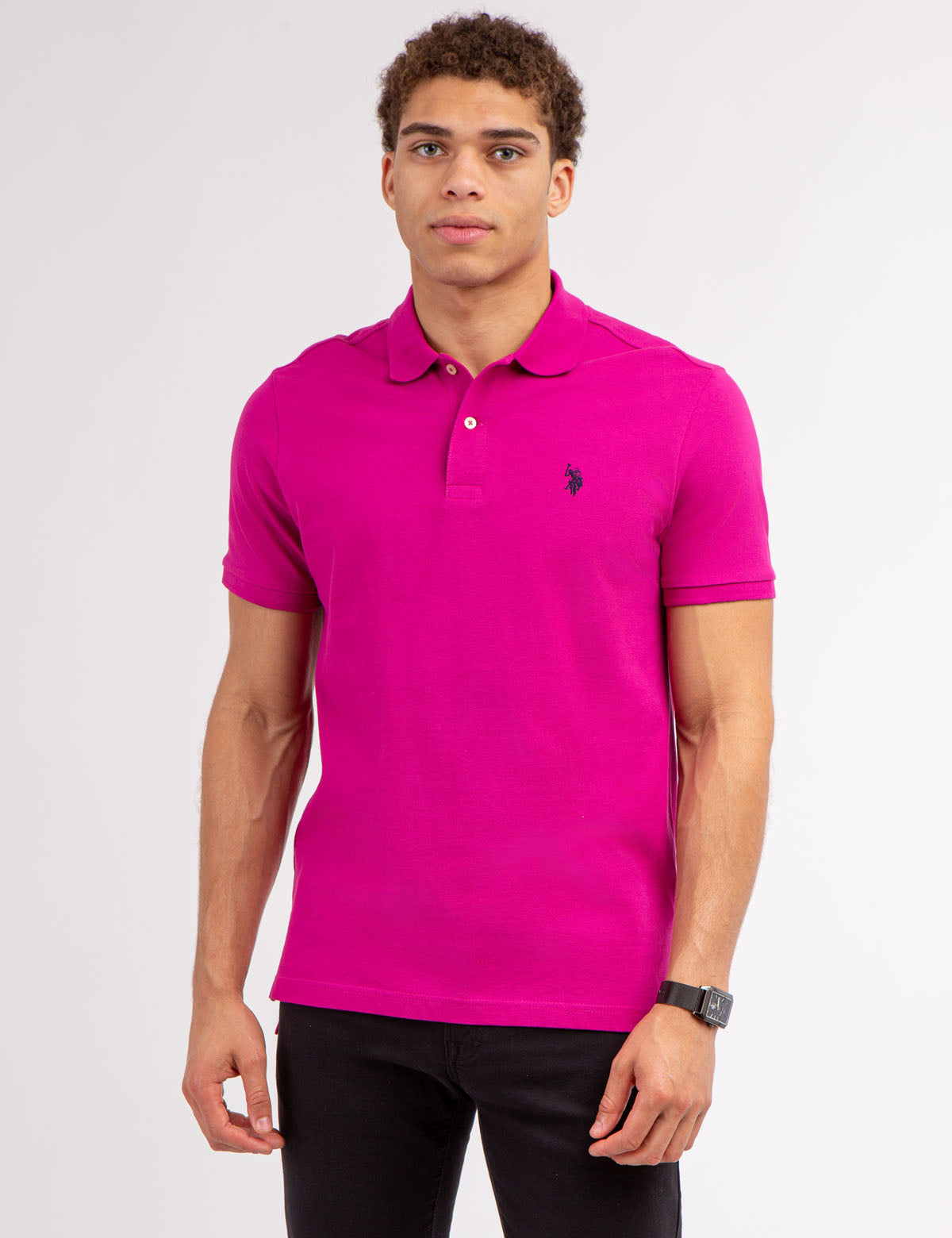 SOLID PIQUE SMALL LOGO POLO SHIRT– U.S. Polo Assn.