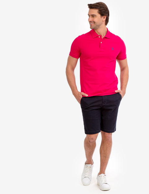 PIQUE SMALL LOGO POLO SHIRT - U.S. Polo Assn.
