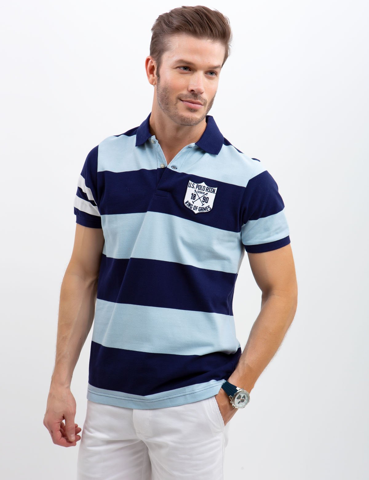 PATCH RUGBY POLO SHIRT– U.S. Polo Assn.