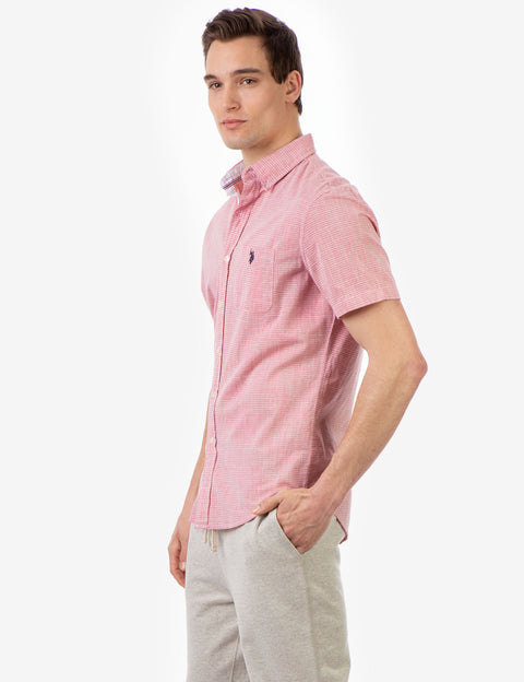 STRIPE SLUB SHORT SLEEVE SHIRT - U.S. Polo Assn.