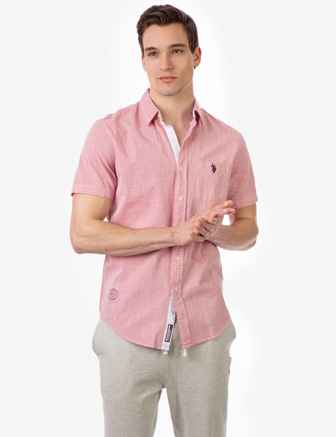 STRIPE SLUB SHORT SLEEVE SHIRT - U.S. Polo Assn.