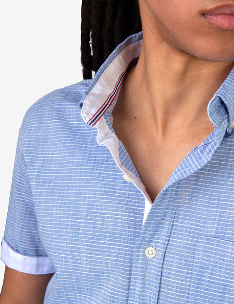 STRIPE SLUB SHORT SLEEVE SHIRT - U.S. Polo Assn.