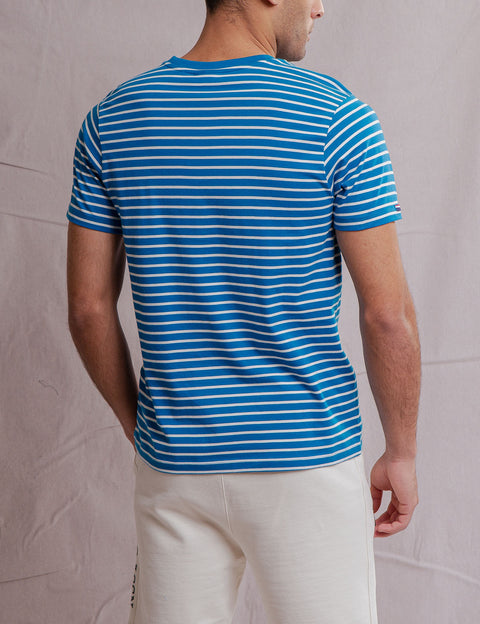 WHITE LABEL SUPIMA COTTON STRIPED T-SHIRT - U.S. Polo Assn.