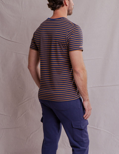 WHITE LABEL SUPIMA COTTON STRIPED T-SHIRT - U.S. Polo Assn.