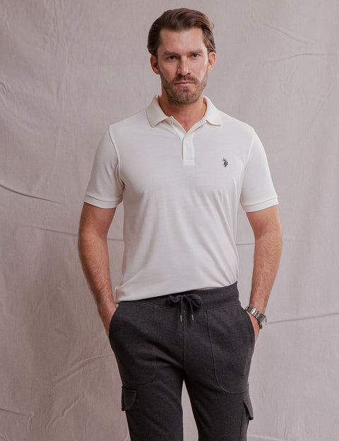 WHITE LABEL RECYCLED POLO SHIRT - U.S. Polo Assn.