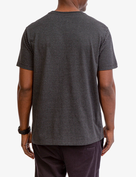 JACQUARD MICRO STRIPE T-SHIRT - U.S. Polo Assn.
