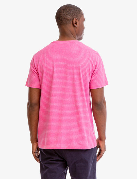 JACQUARD MICRO STRIPE T-SHIRT - U.S. Polo Assn.