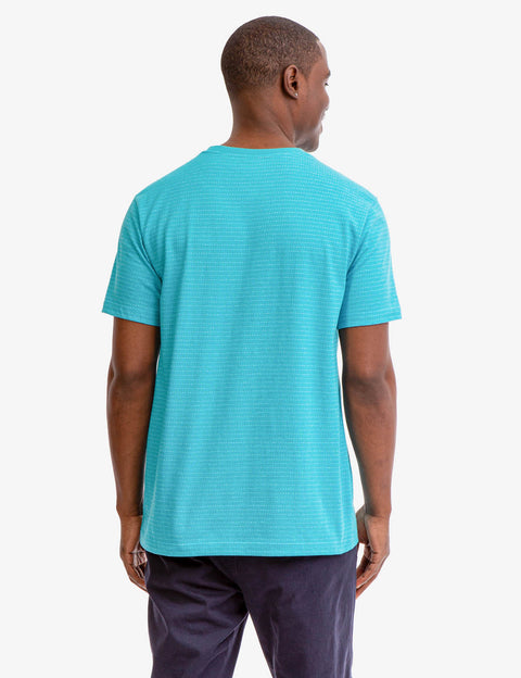 JACQUARD MICRO STRIPE T-SHIRT - U.S. Polo Assn.