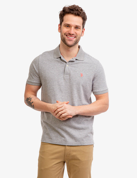 STRIPED SLUB JERSEY POLO SHIRT - U.S. Polo Assn.