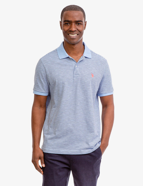 STRIPED SLUB JERSEY POLO SHIRT - U.S. Polo Assn.