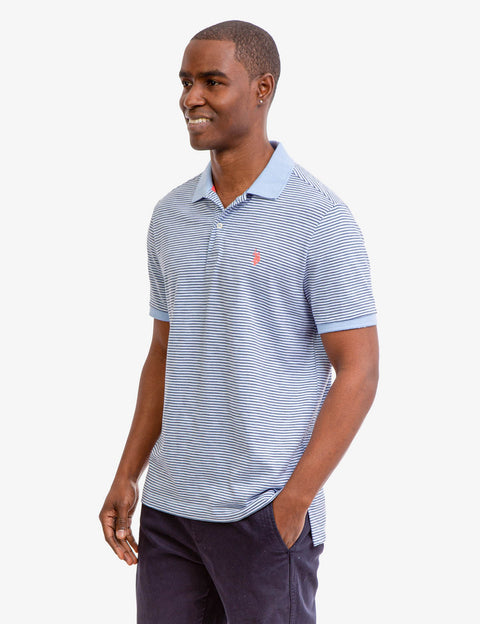 STRIPED SLUB JERSEY POLO SHIRT - U.S. Polo Assn.