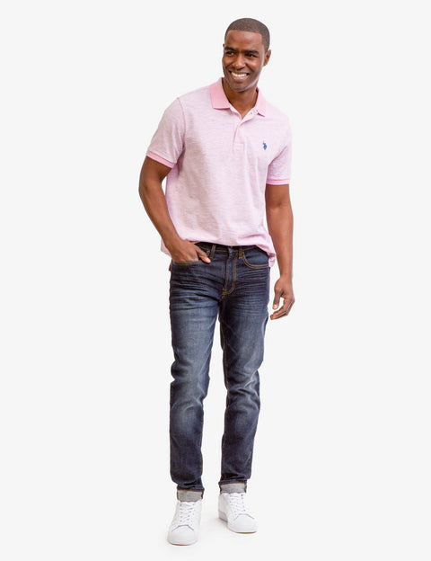 STRIPED SLUB JERSEY POLO SHIRT - U.S. Polo Assn.