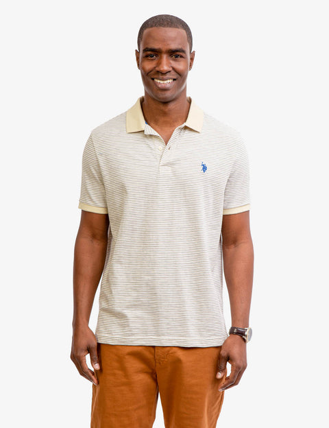 STRIPED SLUB JERSEY POLO SHIRT - U.S. Polo Assn.