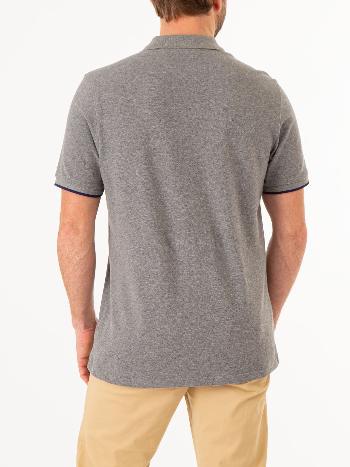 PIECED SIGNATURE STRIPE PIQUE POLO SHIRT– U.S. Polo Assn.