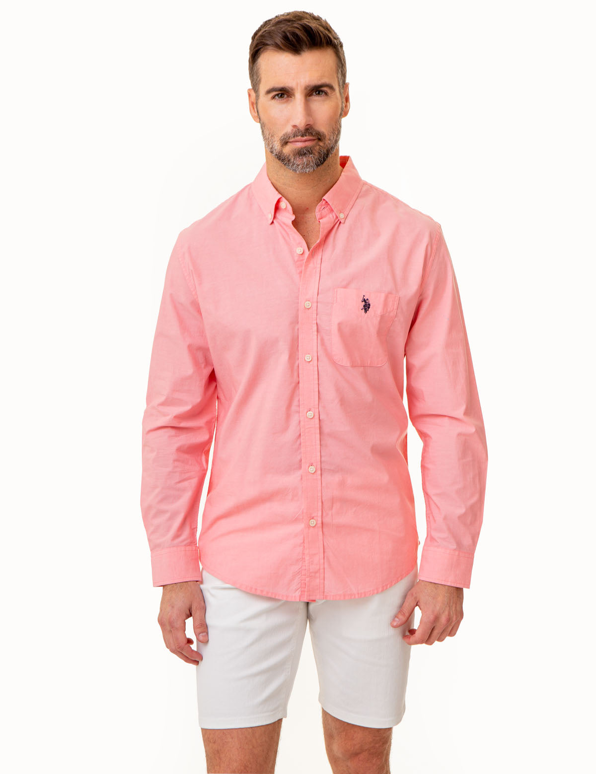 SHORT SLEEVE MADRAS POPOVER SHIRT