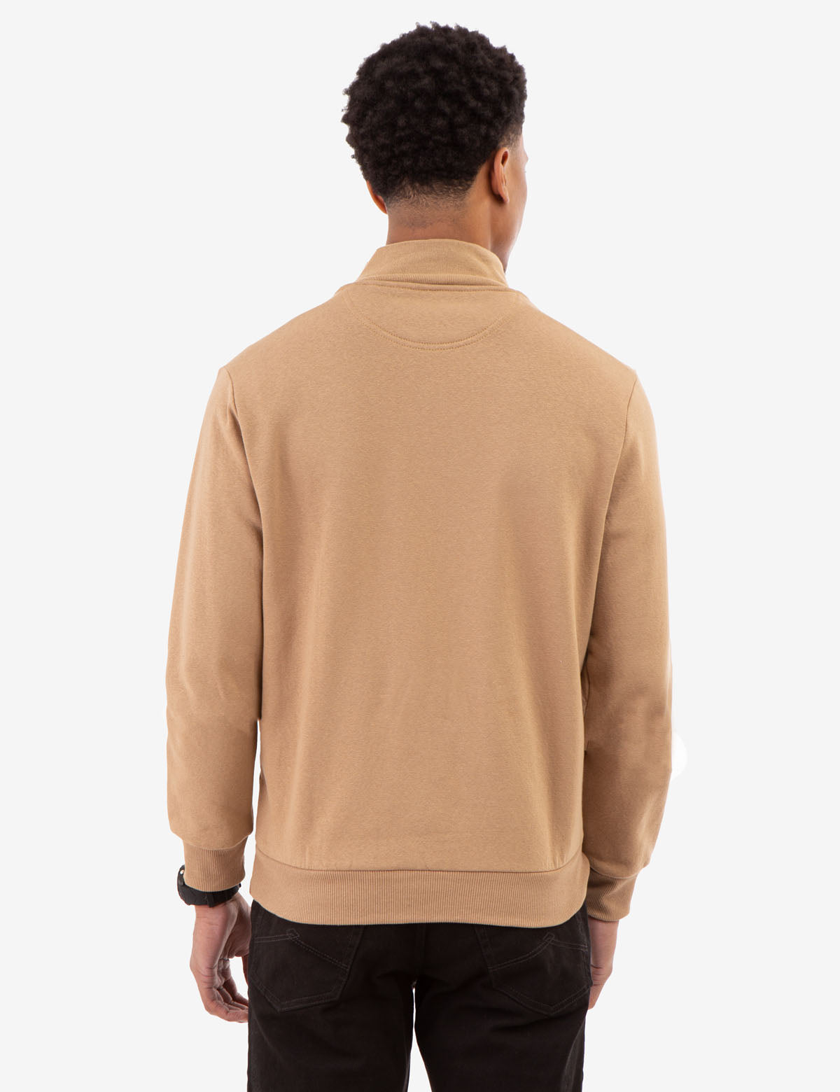 RIPSTOP MOCK NECK PULLOVER