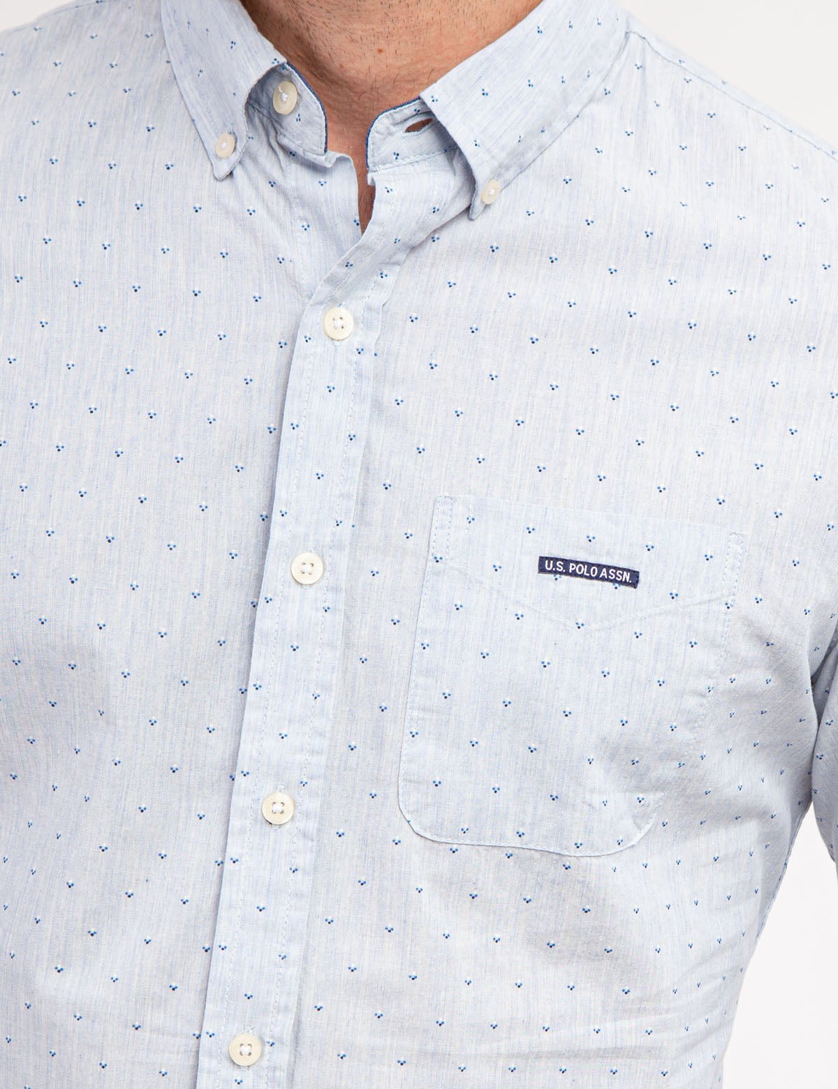 Yarn Dyed Cotton Check Poplin Shirt