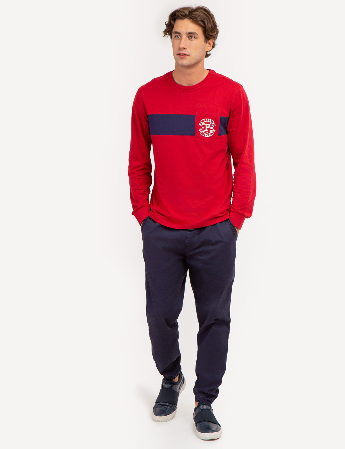 USPA TEAM COLORBLOCK LONG SLEEVE T-SHIRT– U.S. Polo Assn.