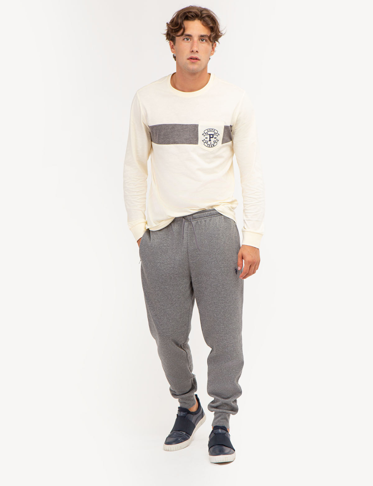 USPA TEAM COLORBLOCK LONG SLEEVE T-SHIRT– U.S. Polo Assn.