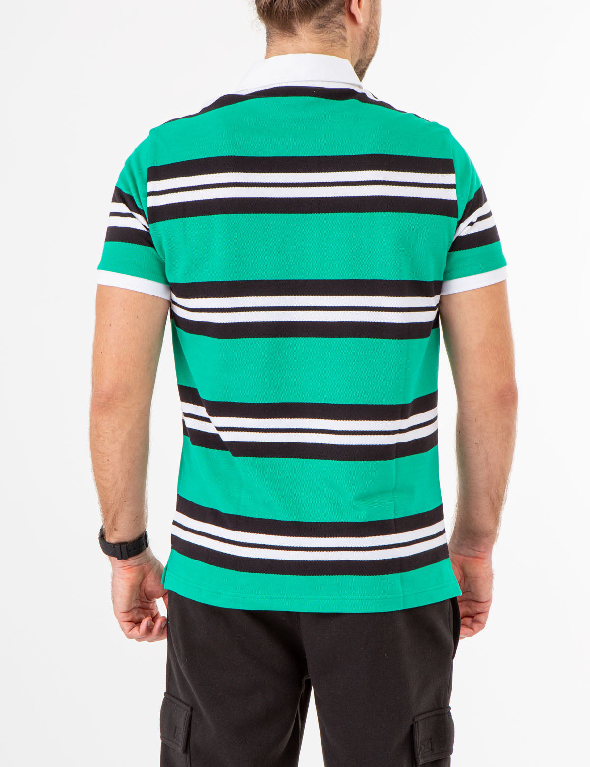 YARN DYED STRIPE POLO