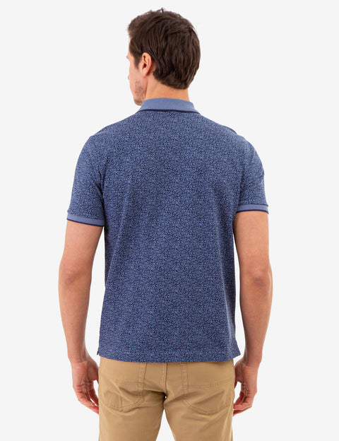 FLORAL PRINTED PIQUE POLO SHIRT - U.S. Polo Assn.
