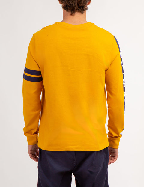 U.S. POLO ASSN. PIECED LONG SLEEVE T-SHIRT - U.S. Polo Assn.