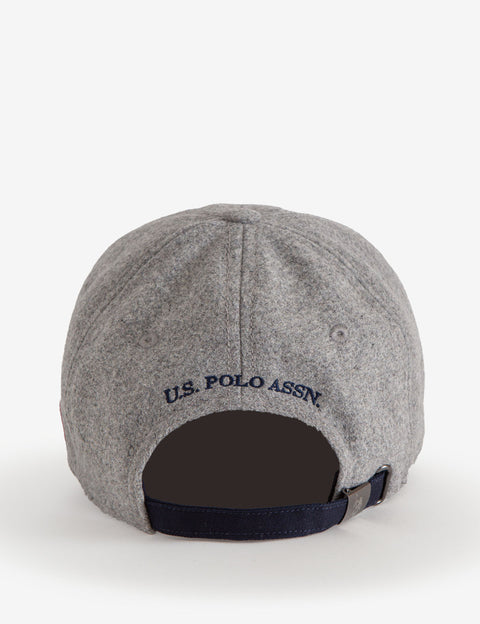 MENS COLORBLOCK HEATHER TWILL HAT - U.S. Polo Assn.