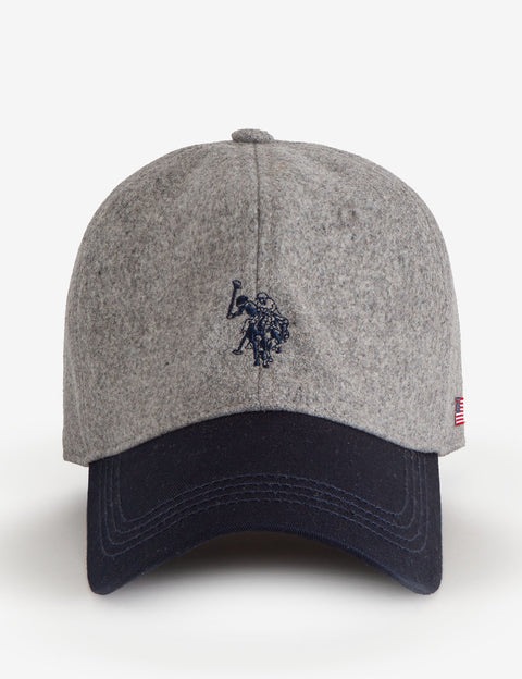 MENS COLORBLOCK HEATHER TWILL HAT - U.S. Polo Assn.