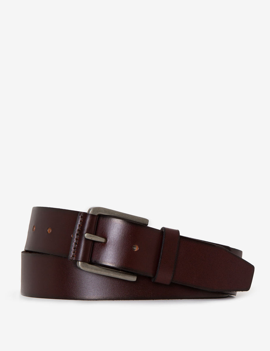 MENS 38MM LEATHER WRAPPED BUCKLE BELT– U.S. Polo Assn.