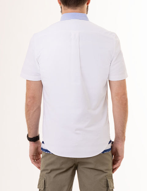 VERTICAL STRIPE SHORT SLEEVE WOVEN SHIRT - U.S. Polo Assn.