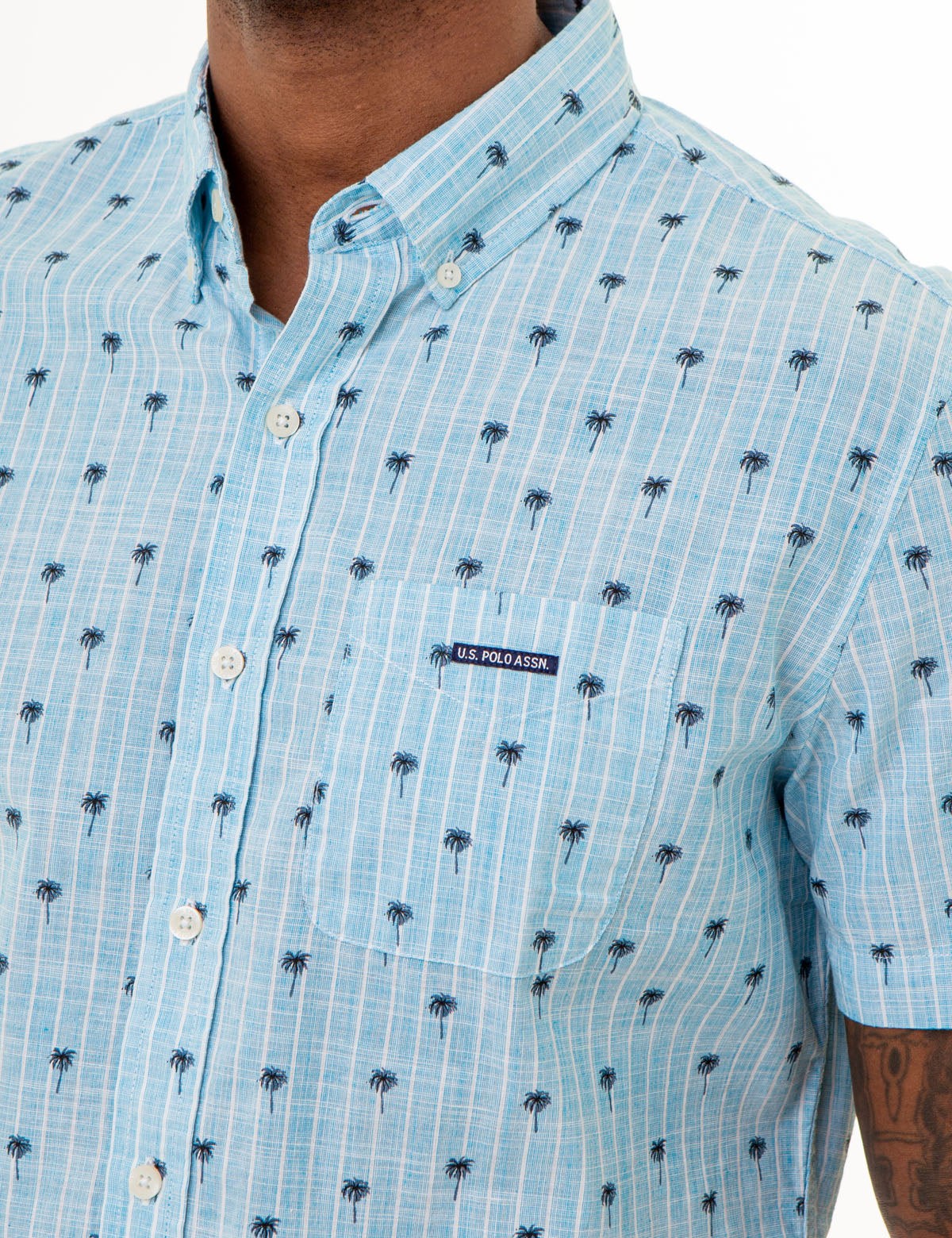 Palm Drift Cotton Adult Shirt main image 1