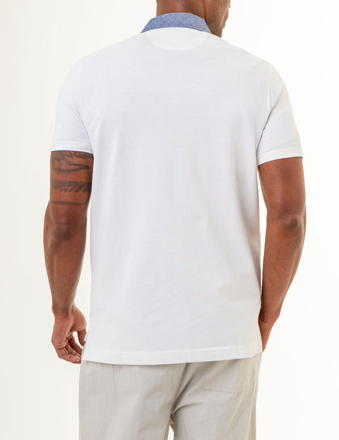 SLUB CANVAS COLLAR POLO SHIRT - U.S. Polo Assn.