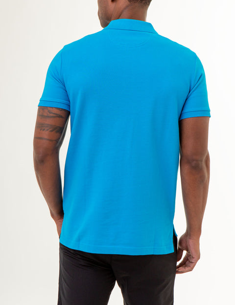 SLIM FIT SOLID PIQUE POLO SHIRT - U.S. Polo Assn.
