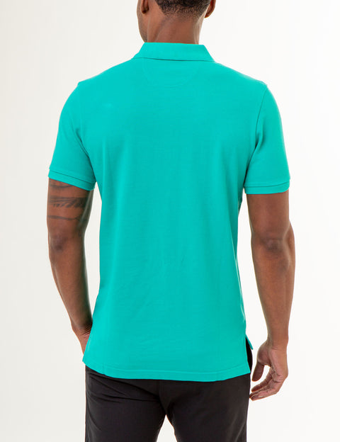 SLIM FIT SOLID PIQUE POLO SHIRT - U.S. Polo Assn.