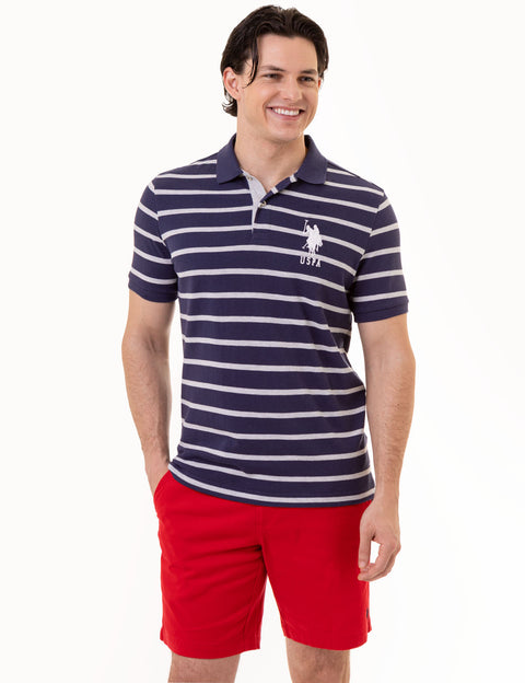 HORIZONTAL STRIPE PIQUE POLO SHIRT - U.S. Polo Assn.