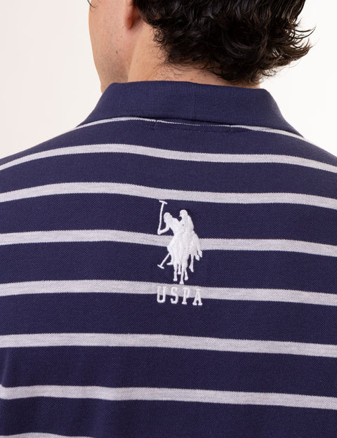 HORIZONTAL STRIPE PIQUE POLO SHIRT - U.S. Polo Assn.