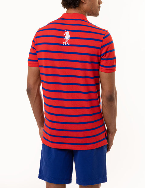 HORIZONTAL STRIPE PIQUE POLO SHIRT - U.S. Polo Assn.