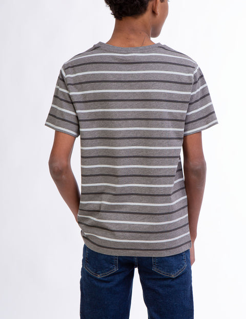 BOYS STRIPE CREW NECK T-SHIRT - U.S. Polo Assn.