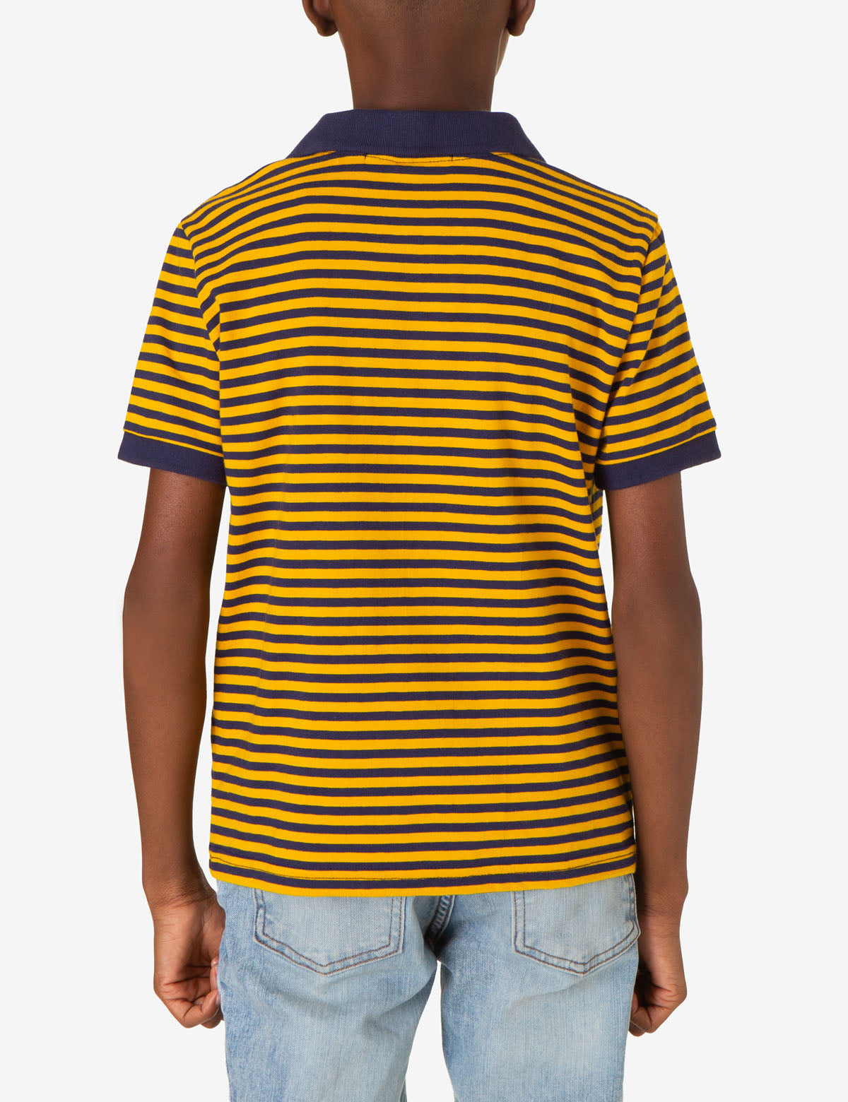 YOUTH Morgan Stripe Performance Polo-Deep Water Jelly Stain main image 1
