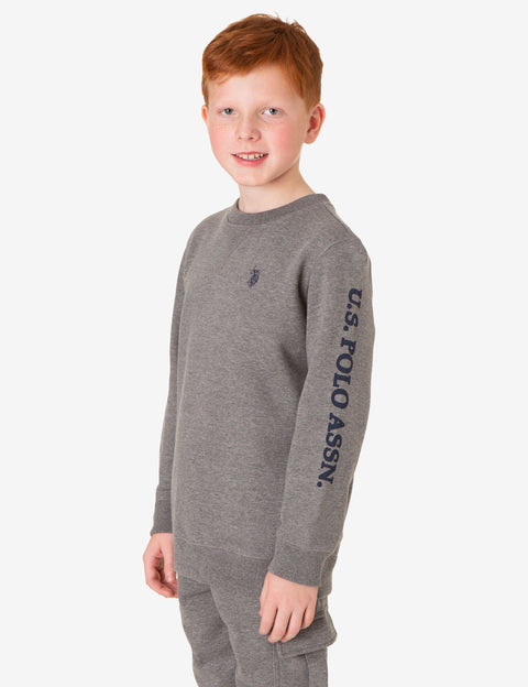 BOYS U.S. POLO ASSN. FLEECE PULLOVER - U.S. Polo Assn.