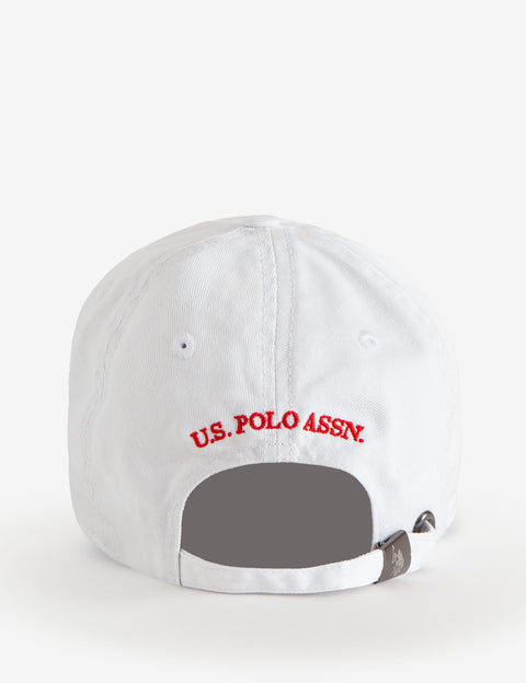 BOYS TWILL SMALL CENTER LOGO HAT - U.S. Polo Assn.