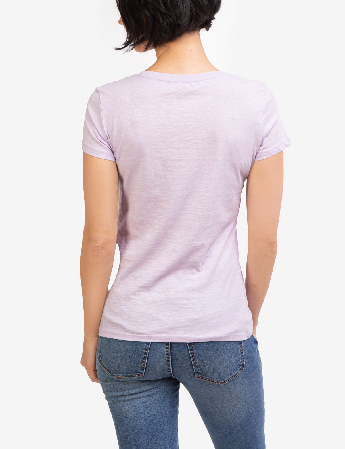 7729 Fuschia Scoop Neck T-Shirt