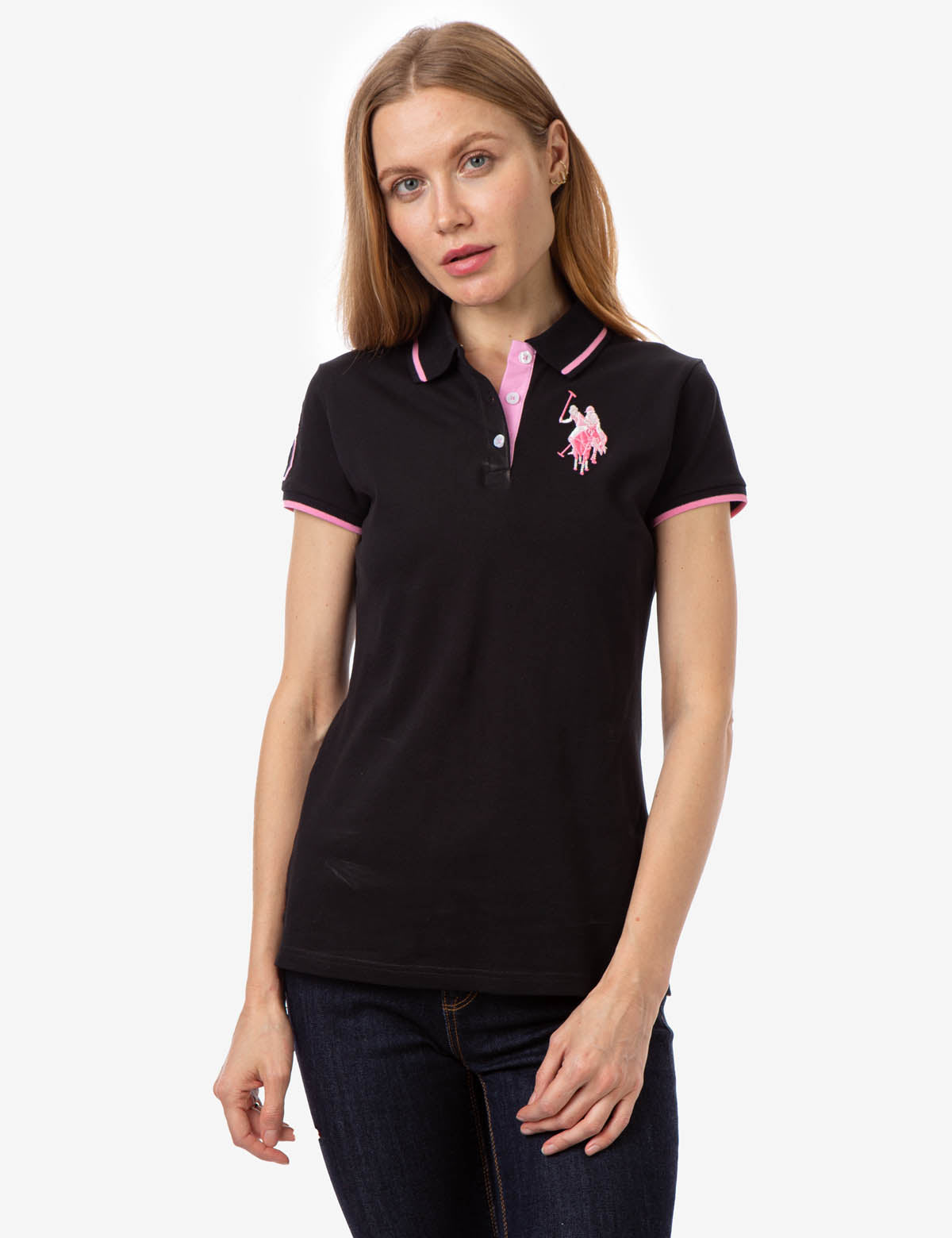 Polo shirt with buttons and logo Polo shirts